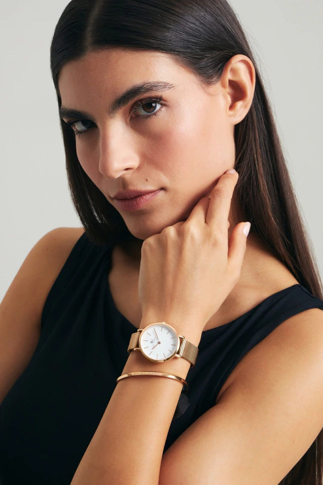 Relógio Feminino Rosa Nolita Gold 32mm